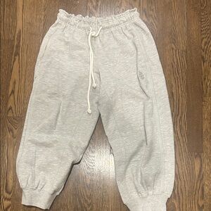 Free People Heather Gray Joggers